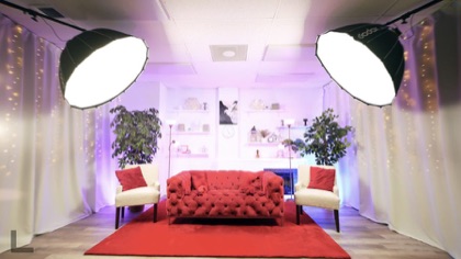 White Living Room — зона подкаст-студии ProStudio1 в Майами