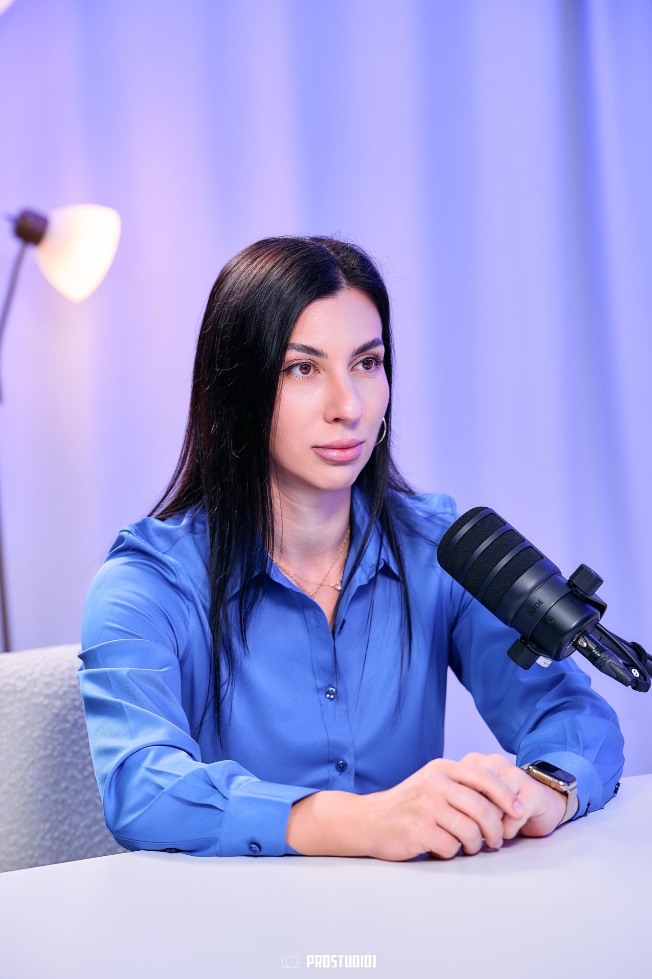 Кристина Самофал во время записи
